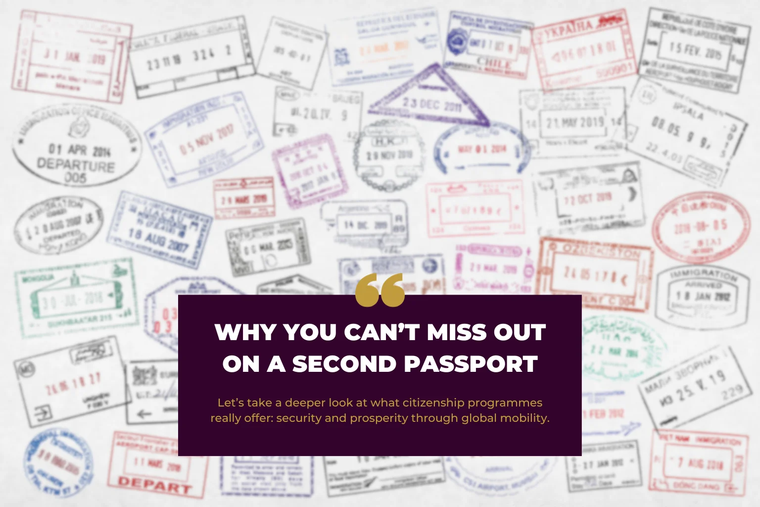 Why You Can’t Miss Out on a Second Passport