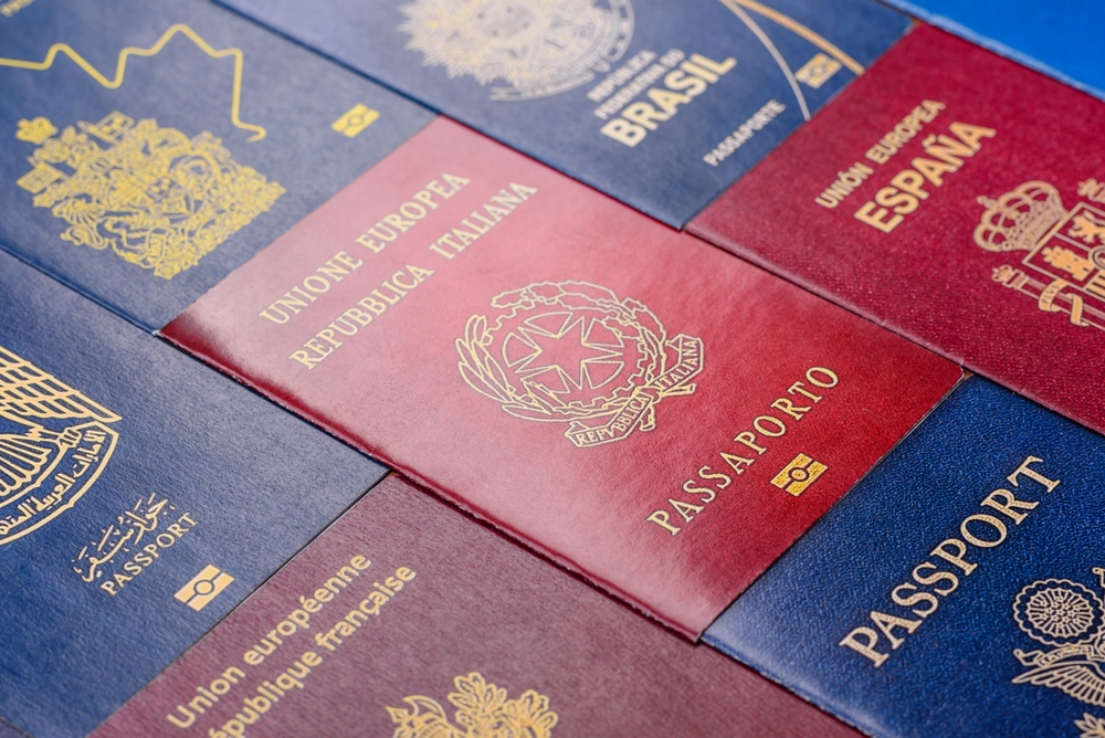 Passports,Of,Citizens,Of,Different,Countries,Of,The,World,,Background Many countries recognise a second citizenship