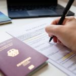 A woman applying for a Golden Visa programme