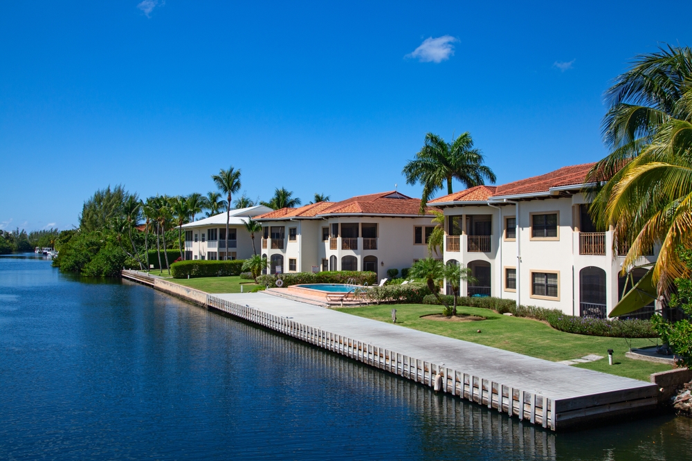 Luxury,Houses,On,The,Grand,Cayman,Island The Cayman Islands is a no-property tax country.